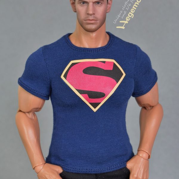 Dummy V-Neck T-Shirt - Blue